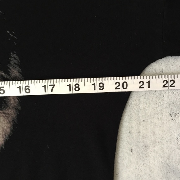 Rebel Sugar Tiger Graphic Hoodie XS Lightweight Black Hi-low Hem - Picture 9 of 11